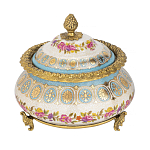 Шкатулка фарфоровая с цветочной росписью Eden Garden варинант исполнения - 1 | Loft Concept в Новосибирске