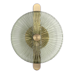 Бра с круглым стеклянным плафоном Gingham варинант исполнения - 7 | Loft Concept в Новосибирске