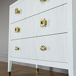 Бельевой Комод с 4 ящиками Elsa Dreams White варинант исполнения - 4 | Loft Concept в Новосибирске