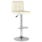 Барный стул с сиденьем молочного цвета Honory варинант исполнения - 1 | Loft Concept в Новосибирске