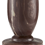 Настольная лампа из мрамора с тканевым абажуром Seductress варинант исполнения - 1 | Loft Concept в Новосибирске