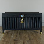 Большой дизайнерский Сундук Elsa Dreams Black варинант исполнения - 1 | Loft Concept в Новосибирске