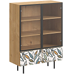 Витрина с изображением на дверцах Elise Cupboard варинант исполнения - 8 | Loft Concept в Новосибирске