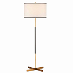 Торшер с тканевым абажуром в форме цилиндра Pinwheel Shape Base варинант исполнения - 1 | Loft Concept в Новосибирске