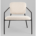 Кресло лаунж Rooney букле белый варинант исполнения - 2 | Loft Concept в Новосибирске