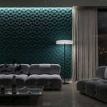 Гипсовая 3D панель с принтографией PM-17 варинант исполнения - 1 | Loft Concept в Новосибирске
