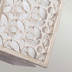 Бра прямоугольное в серебрянном цвете с ажурной решеткой Feiss варинант исполнения - 5 | Loft Concept в Новосибирске