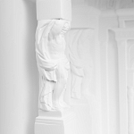 Встраиваемый в стену гипсовый светильник под покраску с колоннами и арками в античном стиле Antiquity Athena варинант исполнения - 12 | Loft Concept в Новосибирске