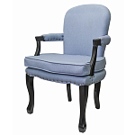 Кресло Aubrey Classical Armchair blue flax варинант исполнения - 3 | Loft Concept в Новосибирске