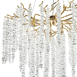 Люстра с декором в виде ветвей с хрустальными подвесками Fairytree Gold Crystal Chandelier 8 варинант исполнения - 3 | Loft Concept в Новосибирске