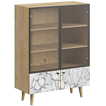 Витрина с изображением на дверцах Elise Cupboard варинант исполнения - 1 | Loft Concept в Новосибирске