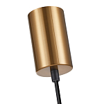 Подвесной светильник со стеклянным плафоном янтарного цвета Prestige варинант исполнения - 5 | Loft Concept в Новосибирске