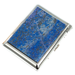 Портсигар с газовой зажигалкой из натурального камня Лазурит Stone Cigarettes Cases варинант исполнения - 6 | Loft Concept в Новосибирске