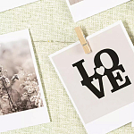 Рамка для фото с подсветкой c деревянными прищепками в комплекте Photo Backlight варинант исполнения - 4 | Loft Concept в Новосибирске