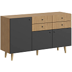 Буфет с принтом на дверцах Elise Cupboard варинант исполнения - 6 | Loft Concept в Новосибирске