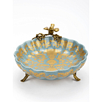 Блюдо фарфоровое Птица на ветке Flora варинант исполнения - 3 | Loft Concept в Новосибирске