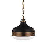 Подвесной светильник с круглым белым плафоном в индустриальном стиле Feiss варинант исполнения - 1 | Loft Concept в Новосибирске