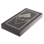 Подарочные нарды из натурального камня с гравировкой Backgammon from Stone варинант исполнения - 8 | Loft Concept в Новосибирске