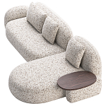 Модульный Диван Orus с кушеткой и столиком варинант исполнения - 3 | Loft Concept в Новосибирске