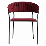 Стул мягкий с бархатистой велюровой спинкой и сиденьем Wine Chair варинант исполнения - 1 | Loft Concept в Новосибирске