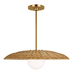 Люстра круглая из ротанга Long Lasting Chandelier варинант исполнения - 1 | Loft Concept в Новосибирске