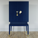 Кабинетный шкаф Elsa Dreams Blue с 2-мя ящиками варинант исполнения - 5 | Loft Concept в Новосибирске