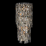 Бра с каскадом из прозрачного хрусталя и корпусом из металла цвета хром Constant Sparks варинант исполнения - 5 | Loft Concept в Новосибирске