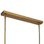 Люстра линейная полукруглой формы Wooden Horseshoe варинант исполнения - 5 | Loft Concept в Новосибирске