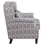 Кресло Henry Armchair grey velour варинант исполнения - 2 | Loft Concept в Новосибирске