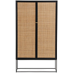 Шкаф с 2-мя дверцами из ротанга ручной работы Fuse Wicker Furniture варинант исполнения - 2 | Loft Concept в Новосибирске