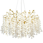 Люстра с круглыми хрустальными подвесками Fairytree Gold Crystal Branches Chandelier 10 варинант исполнения - 1 | Loft Concept в Новосибирске