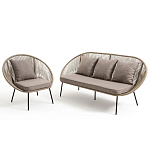 Садовое кресло Аcapulco Grey Chair варинант исполнения - 6 | Loft Concept в Новосибирске