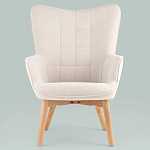 Белое кресло на ножках из массива CORDELIA варинант исполнения - 3 | Loft Concept в Новосибирске