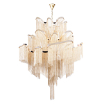 Люстра металлическая Rain of metal варинант исполнения - 3 | Loft Concept в Новосибирске