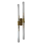 Бра с двумя цилиндрическими матовыми плафонами на круглом основании Delta Light варинант исполнения - 1 | Loft Concept в Новосибирске