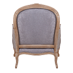 Кресло Ava Classical Armchair brown and grey velour варинант исполнения - 3 | Loft Concept в Новосибирске
