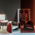 Гипсовая 3D Панель M-18 варинант исполнения - 1 | Loft Concept в Новосибирске