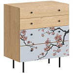 Комод с принтом на ящиках Elise Chest of Drawers варинант исполнения - 6 | Loft Concept в Новосибирске