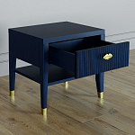 Прикроватная тумбочка с ящиком Elsa Dreams Blue варинант исполнения - 2 | Loft Concept в Новосибирске