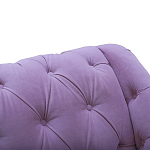 Кушетка фиолетовая с мягкой обивкой из велюра Michael Couch варинант исполнения - 4 | Loft Concept в Новосибирске