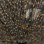 Люстра в форме колокола с декором из тонких железных нитей Jagged Pattern варинант исполнения - 2 | Loft Concept в Новосибирске