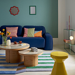 Настенное зеркало с волнистой рамой Mune Mirror Red варинант исполнения - 5 | Loft Concept в Новосибирске