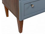 Комод серый из массива бука с 3-мя ящиками Wenge Light варинант исполнения - 4 | Loft Concept в Новосибирске