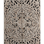 Шкаф с орнаментом ручная резьба из дерева Indian Antique Furniture  варинант исполнения - 1 | Loft Concept в Новосибирске