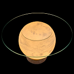 Торшер - журнальный стол Cryptocrystalline Stone варинант исполнения - 7 | Loft Concept в Новосибирске