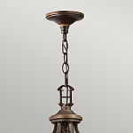 Люстра бронзового цвета с бежевыми абажурами из органзы в классическом стиле Hinkley варинант исполнения - 4 | Loft Concept в Новосибирске