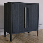 Современный Буфет Primo с 2 дверцами Черный дуб варинант исполнения - 2 | Loft Concept в Новосибирске