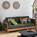 Диван двухместный Verde зеленый варинант исполнения - 7 | Loft Concept в Новосибирске