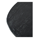 Столик кофейный черного цвета с овальной столешницей и круглым основанием Black Dalmen Table варинант исполнения - 7 | Loft Concept в Новосибирске