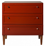 Комод красный из массива бука с 3-мя ящиками Wenge Light варинант исполнения - 2 | Loft Concept в Новосибирске